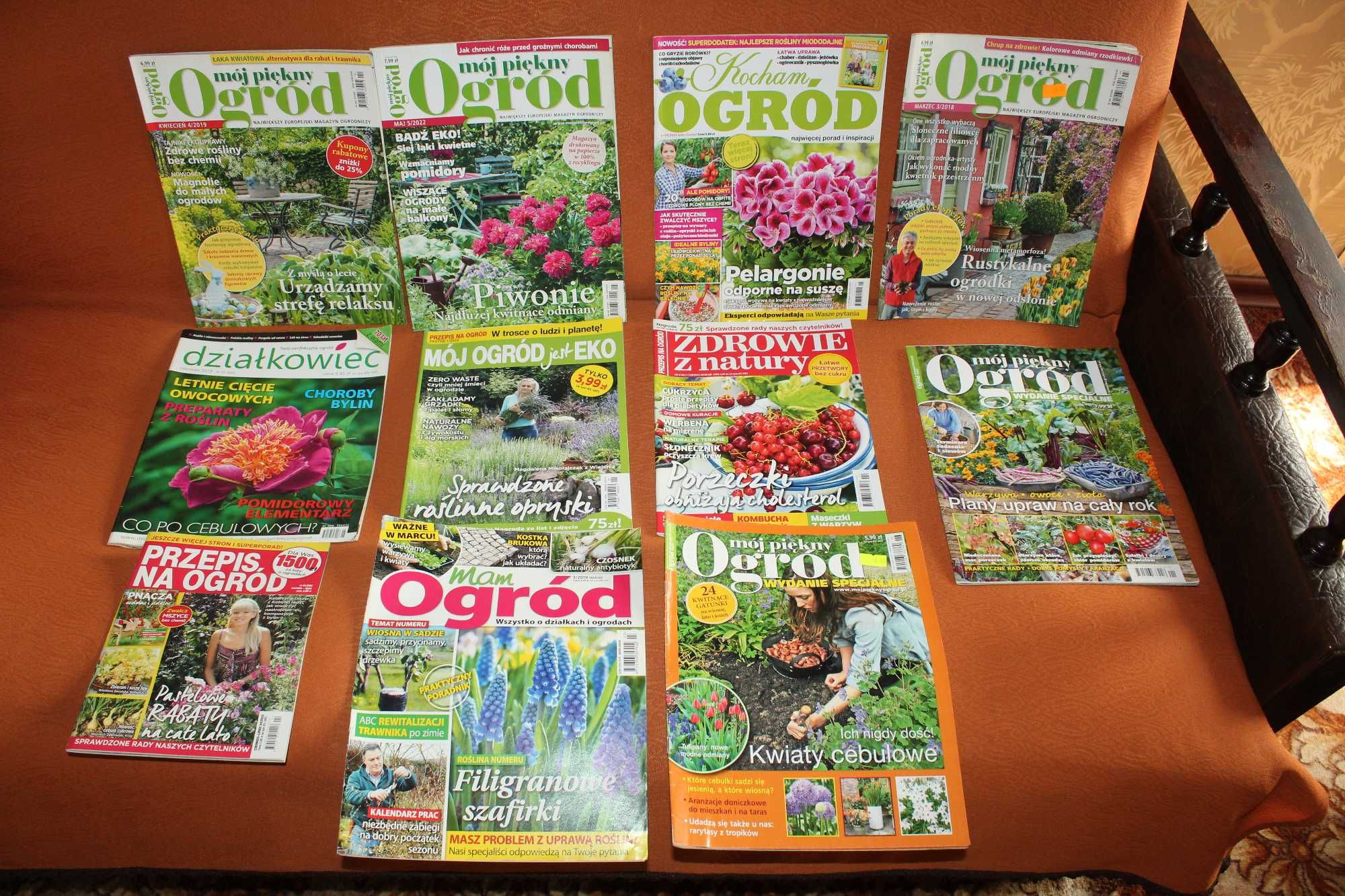 Gazety ogrodnicze Mój piękny ogród Kocham ogród Mam ogród Działkowiec