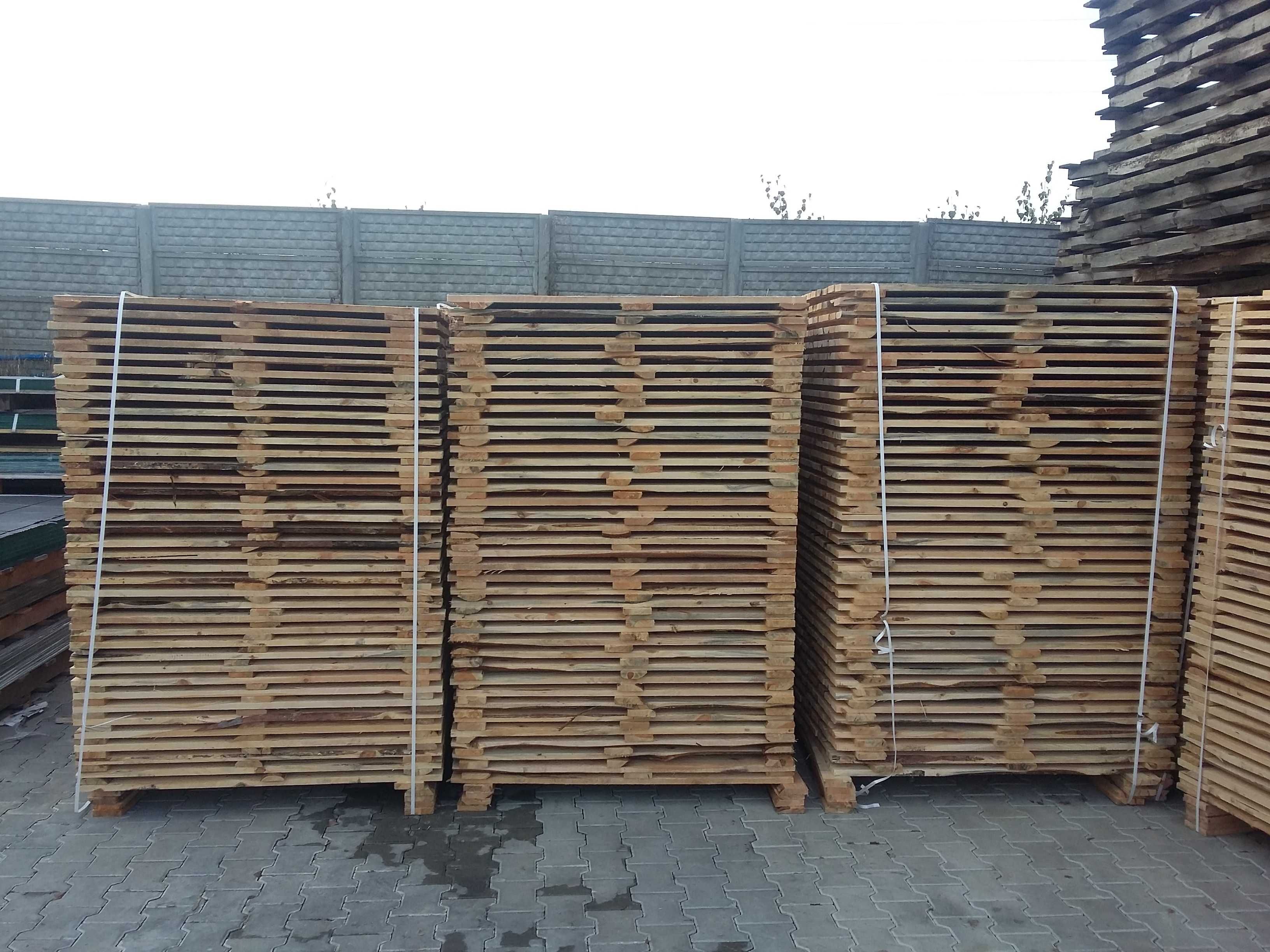 Deska paletowa II gatunek 800/1200x100x22 800/1200x145x22 po wielopile