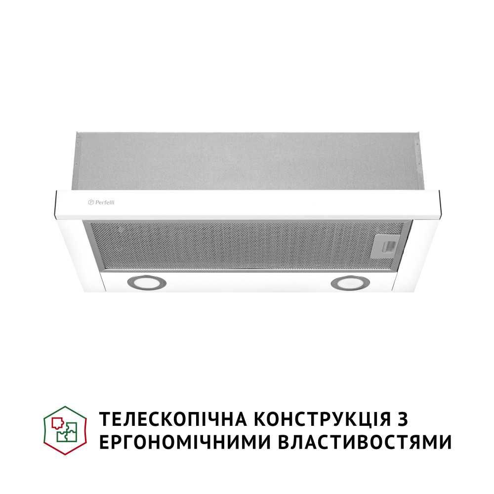 Витяжки вбудовані телескопічні Perfelli Ventolux Minola