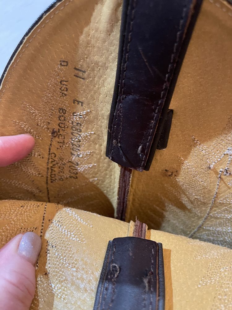 Американскі ковбойскі чоботи оригінал! Boulet Cowboy Handcrafted Шкіра