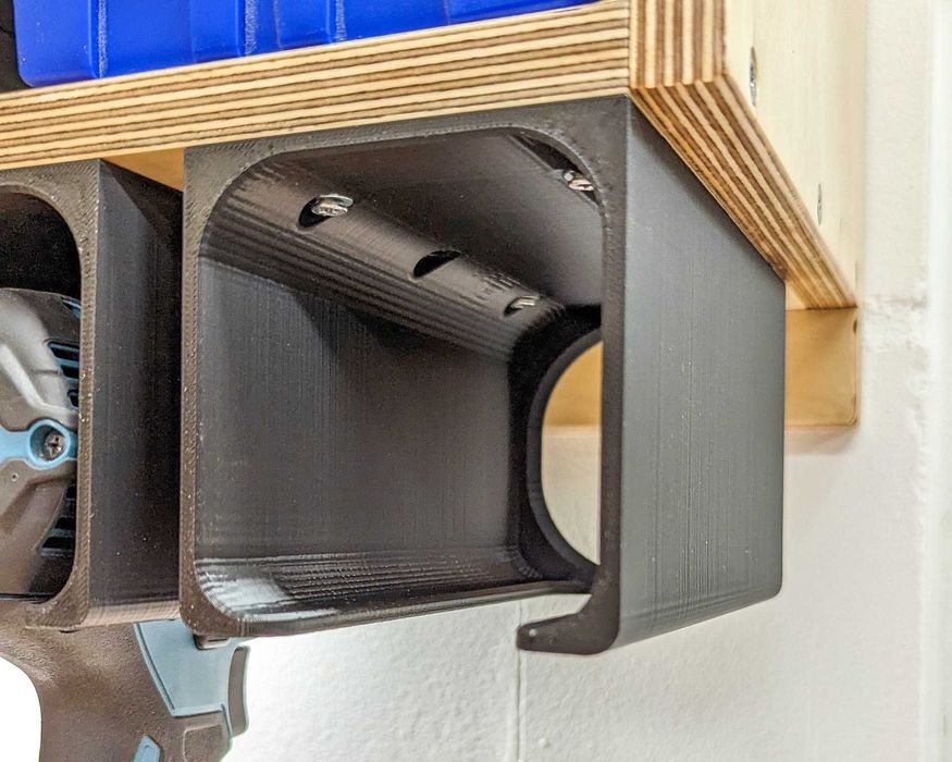 Uchwyt na wiertarkę bezprzewodową (Makita, DeWalt, Bosch, Festool, …)