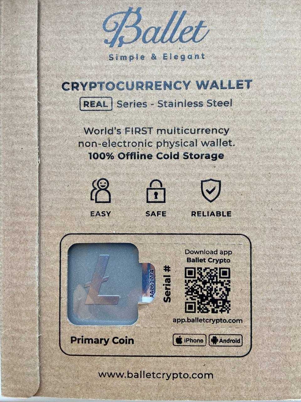Криптогаманець Ballet Crypto Real Series мультивалютний