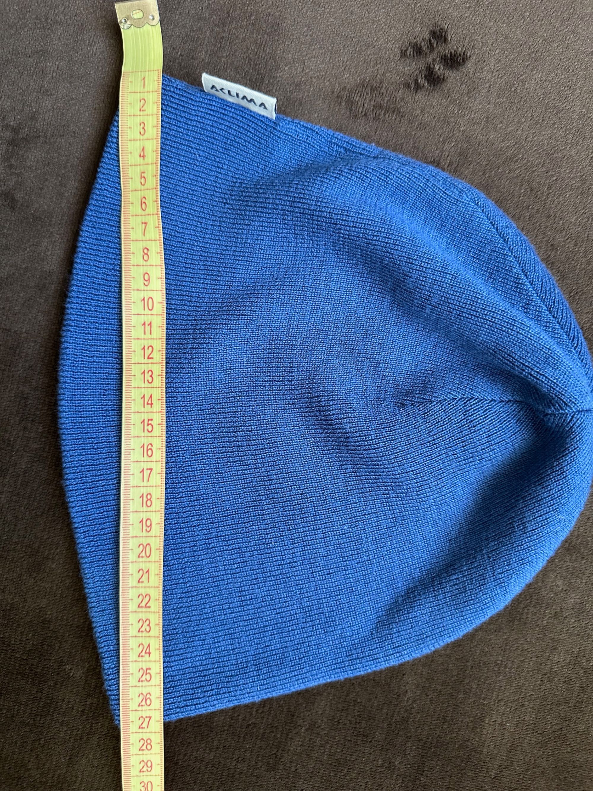 Aclima, czapka beanie z wełny merino, jasnoniebieska