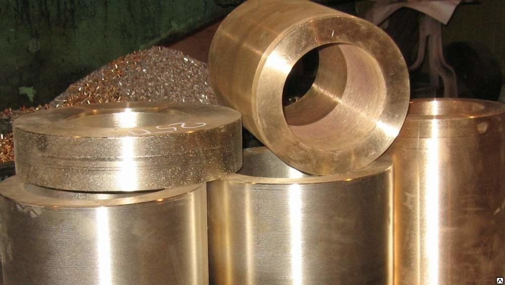 Втулка бронзовая, бронза круг, полоса, полоса, лента(БрОЦС555,БрАЖ9-4)