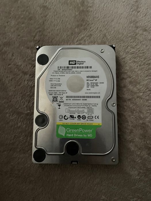 Dysk Western Digital Caviar GP 500 gb