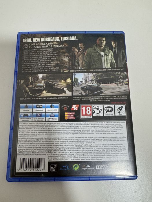 Mafia 3 гра на плейстешн