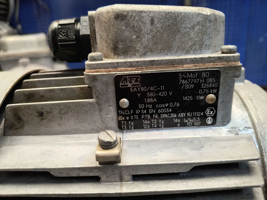 Silnik 0,75kw 1440/min elektryczny motor ws15  wiertarki