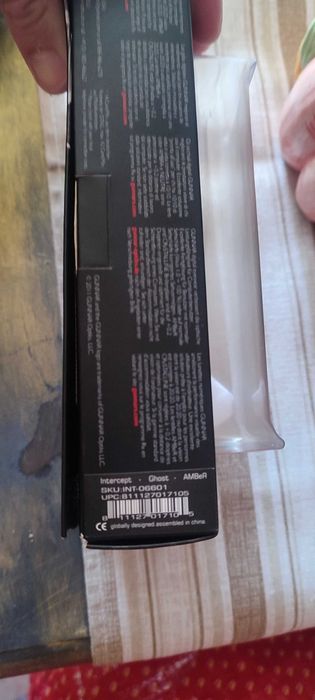 Óculos Gunnar Intercept Ghost Amber