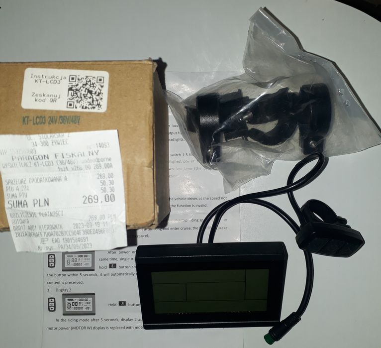 Licznik rowerowy. Nowy.