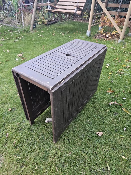 Stół ogrodowy drewniany składany