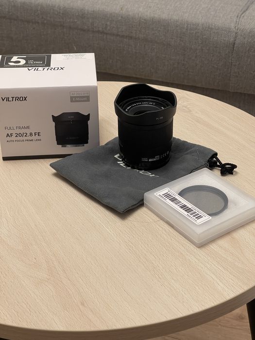 VILTROX AF 20mm f/2.8 Sony FE + CPL filtr