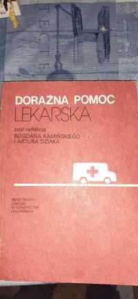 książka doraźna pomoc lekarska, kamiński , dziaka, 1988rok