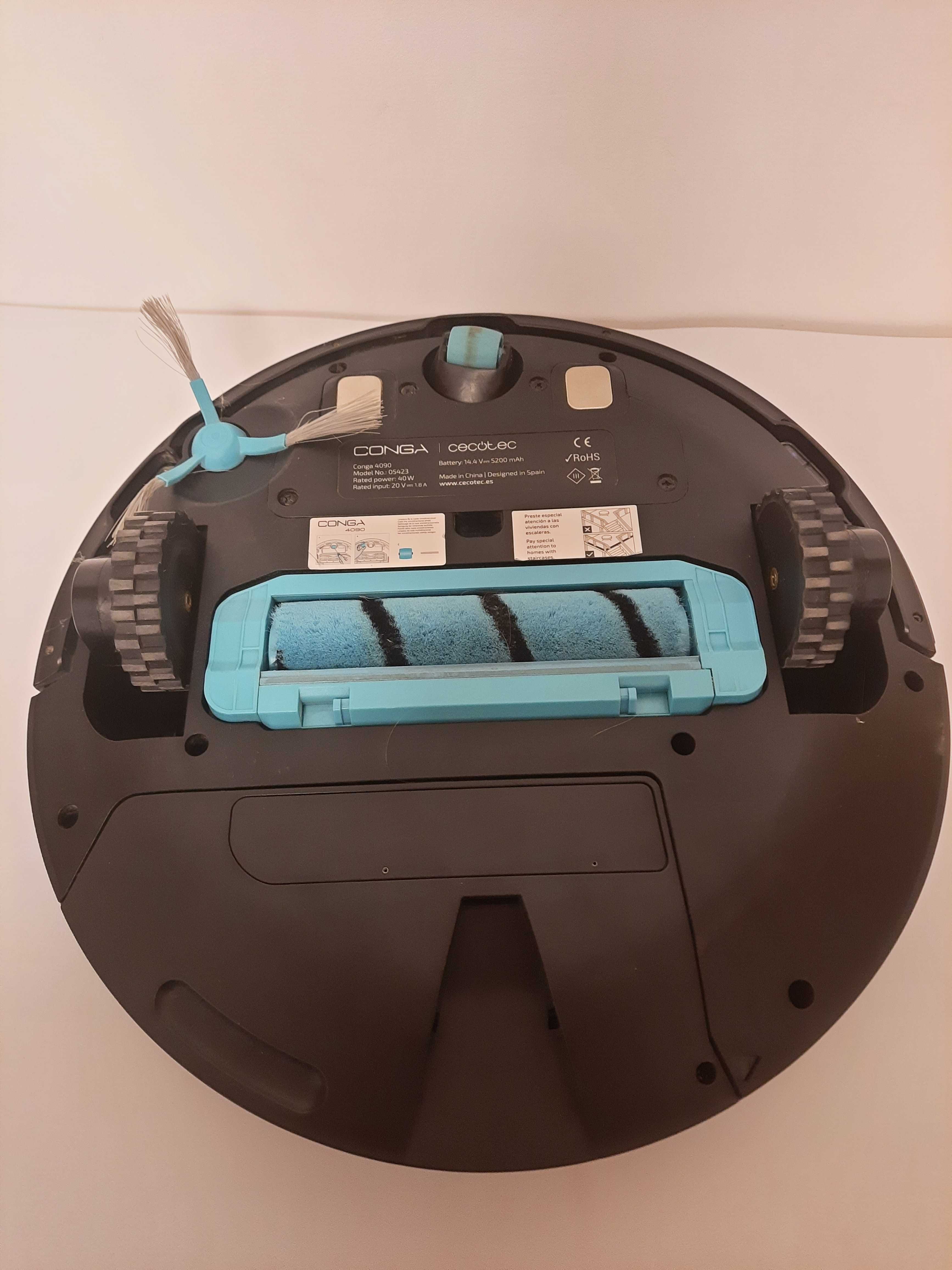 Robot sprzątający Cecotec Conga 4090 - mopowanie, 2 szczotki, outlet