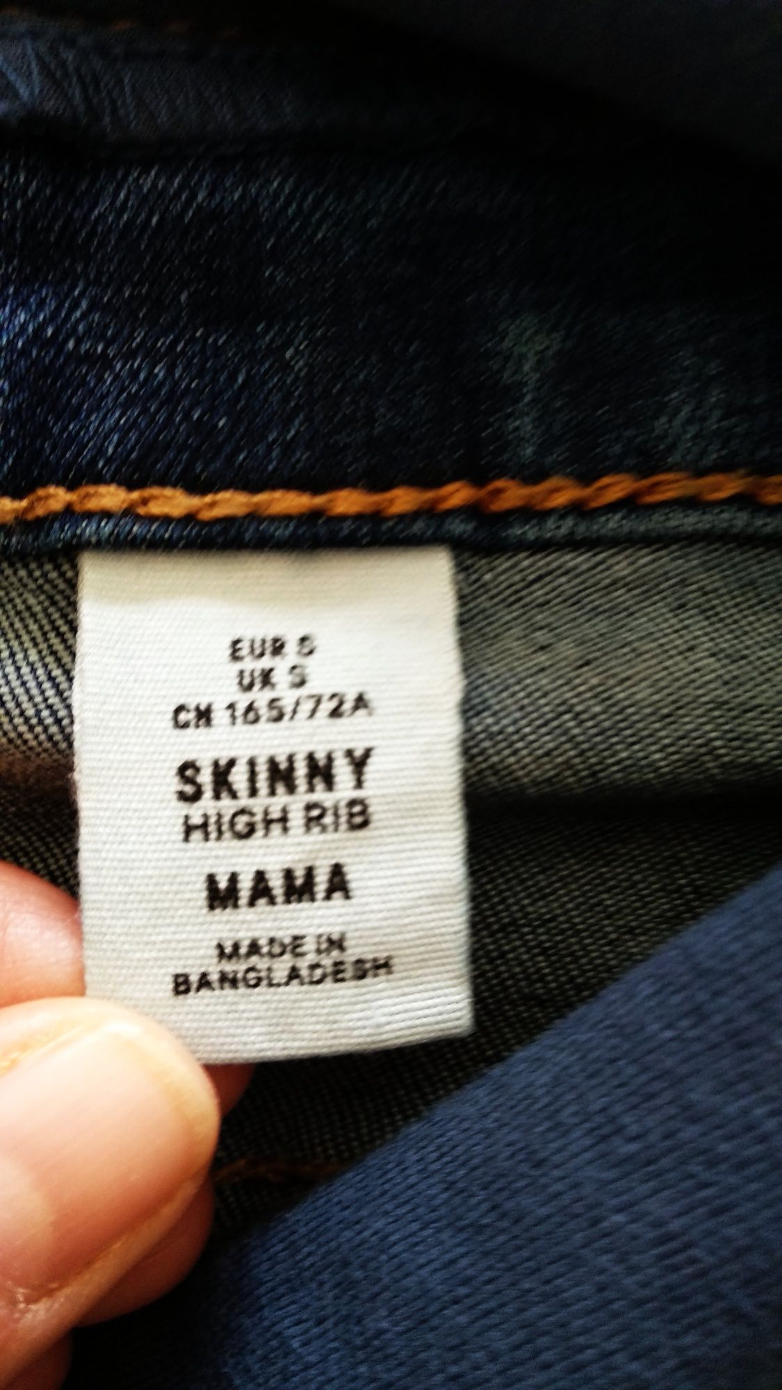 Calças de ganga- jeans para grávida S/M