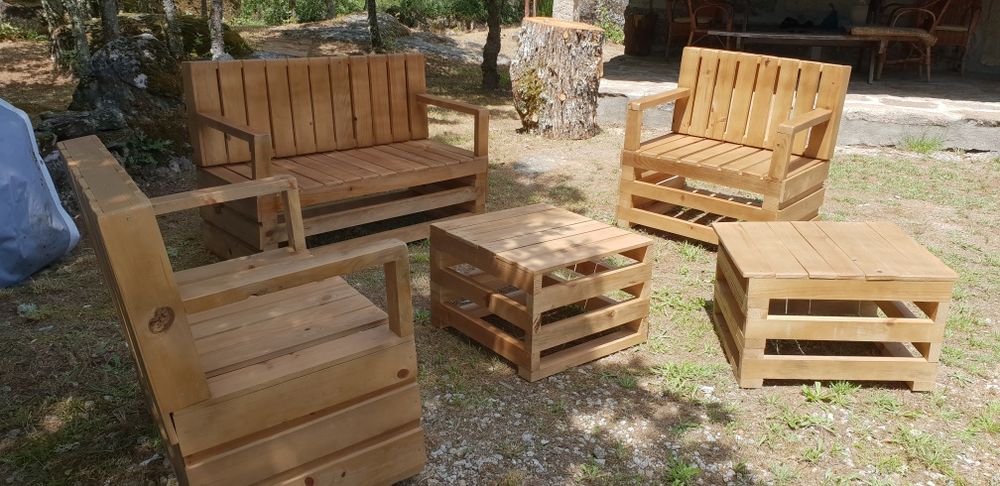 Sofás em Paletes madeira