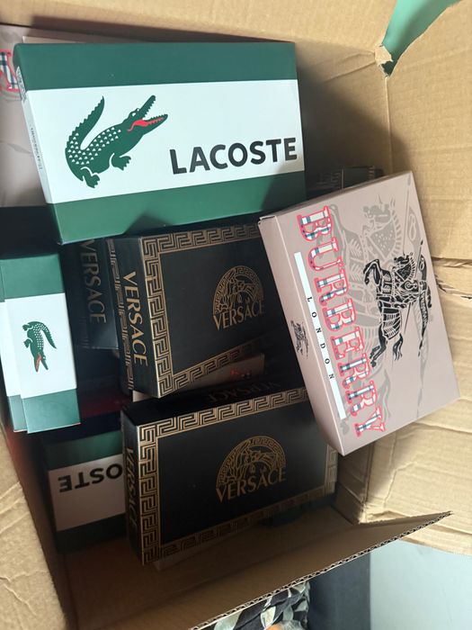 Bokserki męskie Lacoste, Versace,Burberry