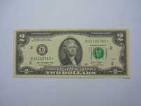 Kolekcjonerski 2 $ Dolary 2013 B New York gwiazdka UNC