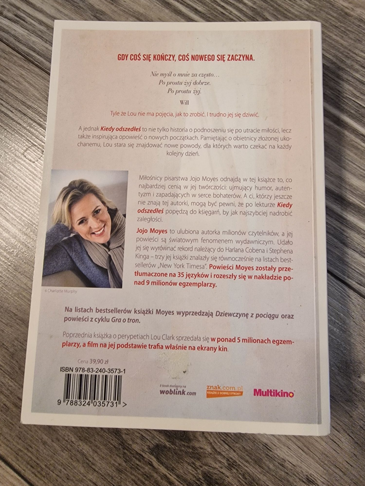 Jojo Moyes Kiedy odszedłeś