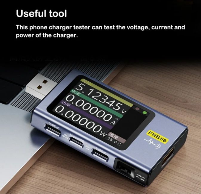 USB тестер FNB 58 ( без Bluetooth )