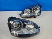 VW Golf V 5 Lampy Przednie Bi-Xenon Komplet Lewa + Prawa Europa Ładne