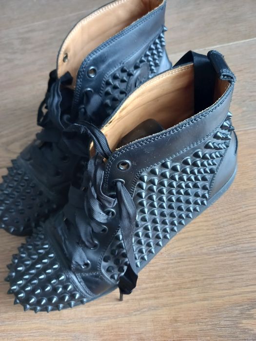 Buty Buty sneakersy Louboutin 41 z ćwiekami Skóra naturalna