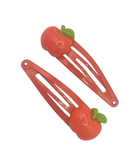 Gumki spinki do włosów ZESTAW JABŁUSZKO 4 sztuki G21