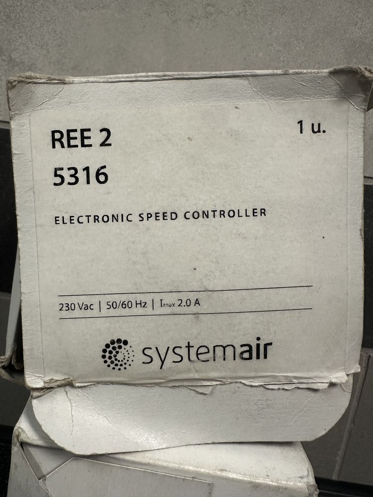 Regulator obrotów wentylatora SYSTEMAIR REE 2 5316