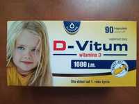 Witamina D3 kapsułki twist off D-Vitum 1000 mg 90 kaps