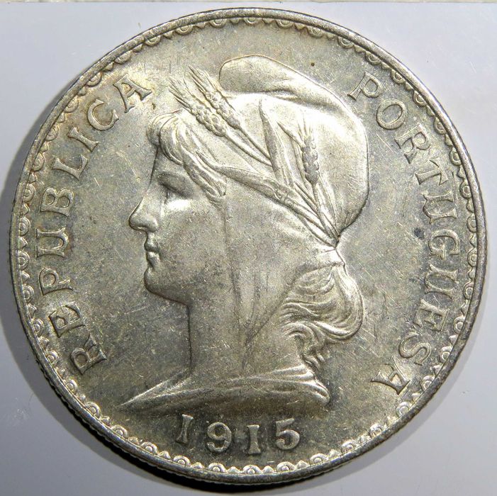 Republica Portuguesa - 1 Escudo 1915 Quase Soberba 35€