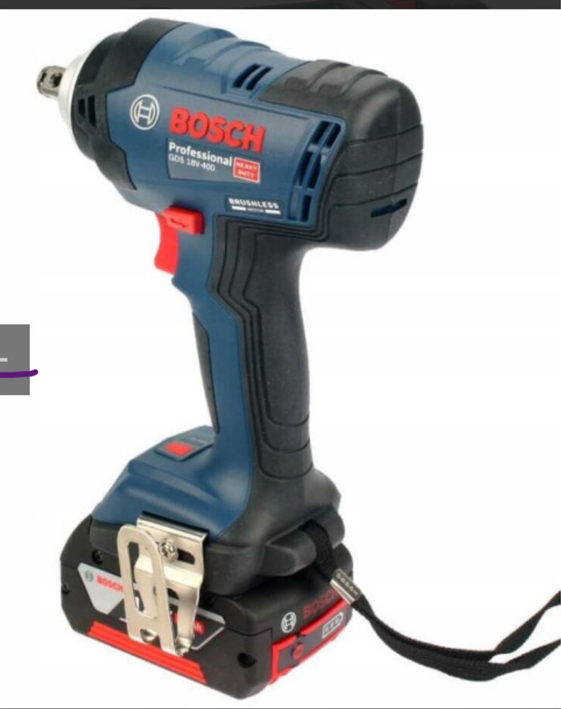 Гайковерт  Bosch 18V400 нm  2 ак -5,0 Am
