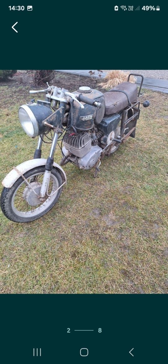 Sprzedam MZ TS 250 rok pr. 1975