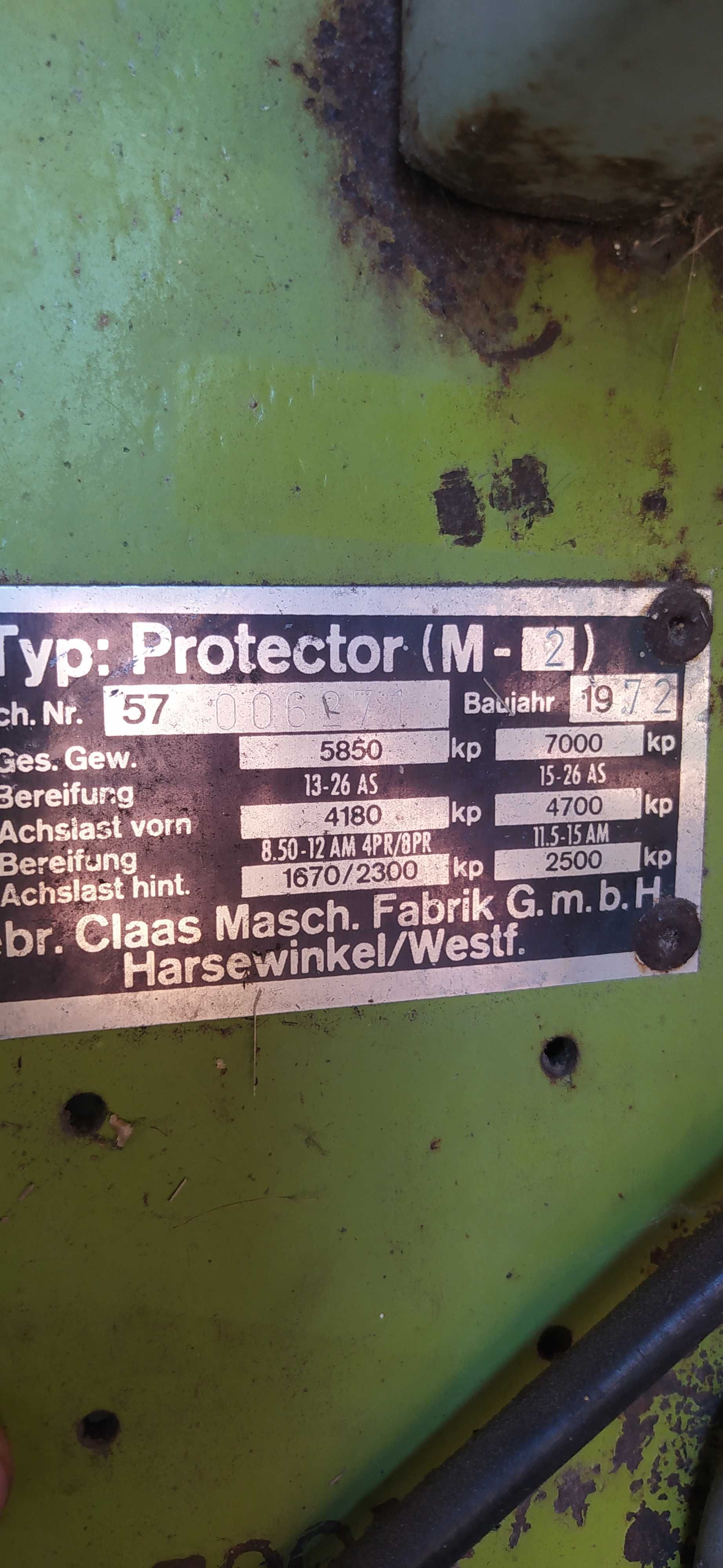 Class Protector kombajn zbożowy