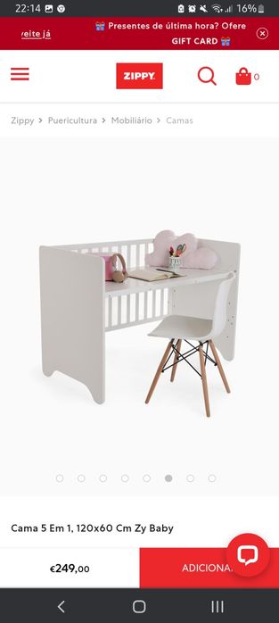 Cama 5 em 1 da zippy