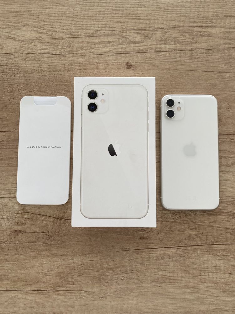 Iphone 11 White 64Gb 83% Ladowarka,kabel,etui…