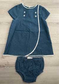 Vestido bebé menina Zippy tamanho 3/6 meses