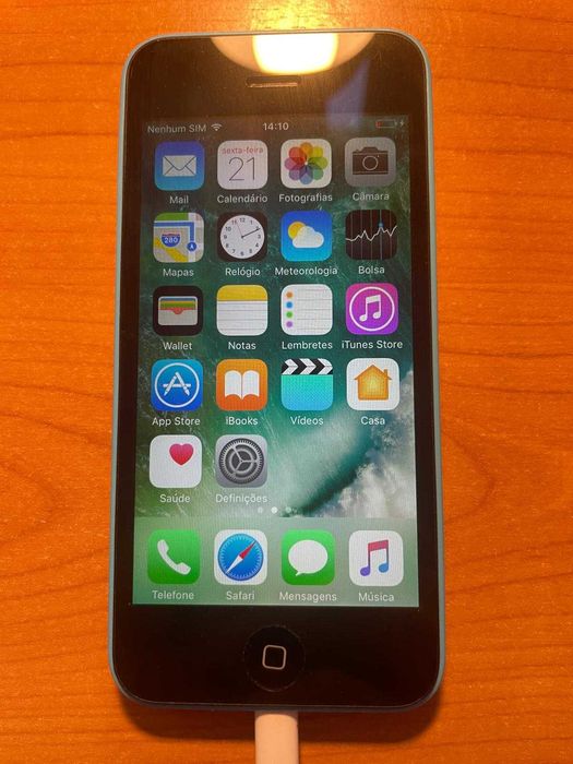 Apple iPhone 5c Azul Bateria em Excelente Estado