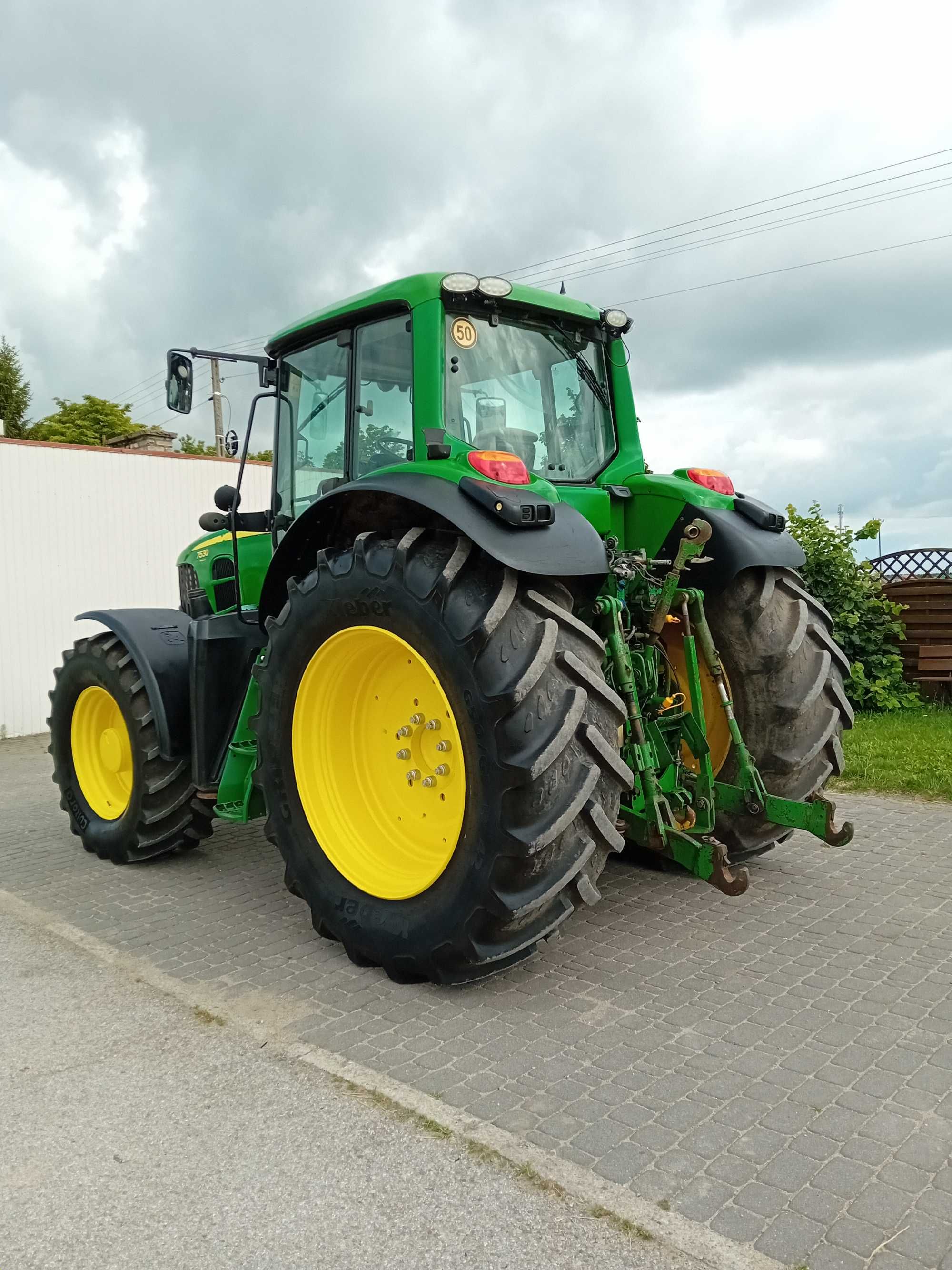 John Deere 7530 Premium manualna skrzynia biegów Tls pneumatyka