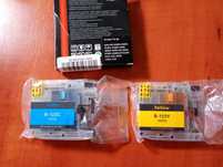 Tusze zamienniki Brother LC-123 B-123Y (Yellow), B-123C (Cyan) – NOWE