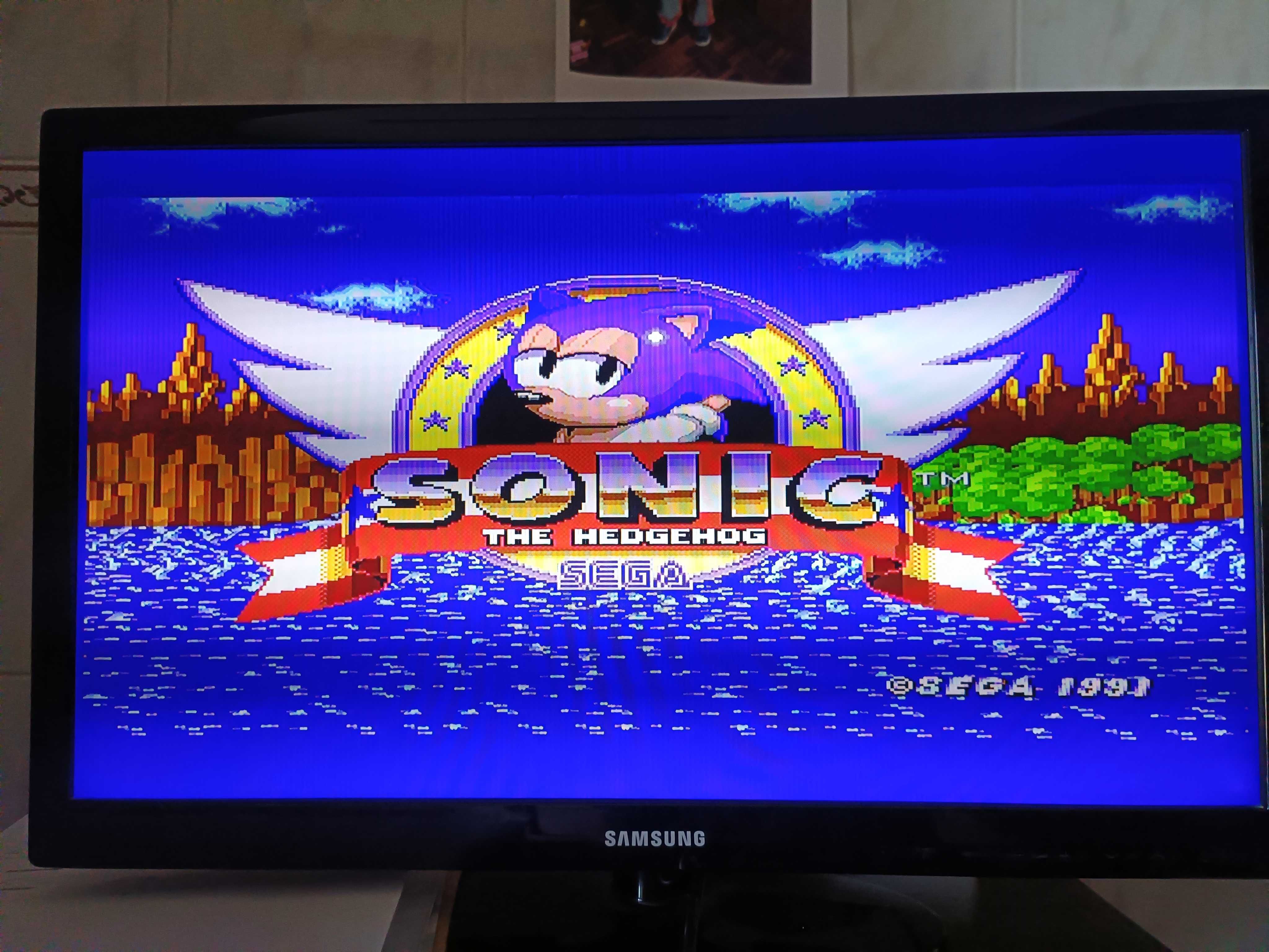 mega Drive Sonic hedgehog