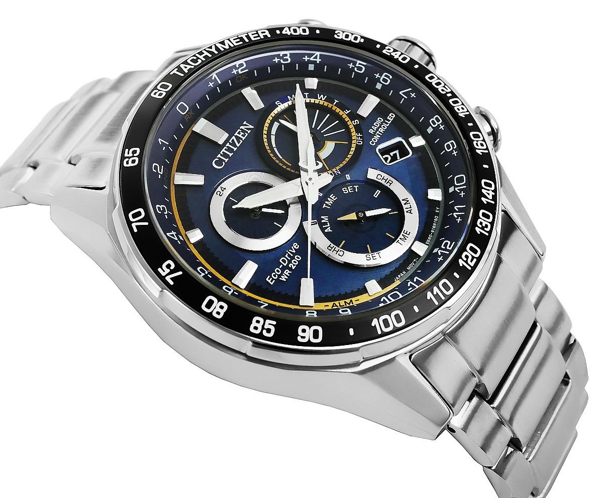 zegarek męski citizen eco-drive radio-controlled cb5914-89l + box