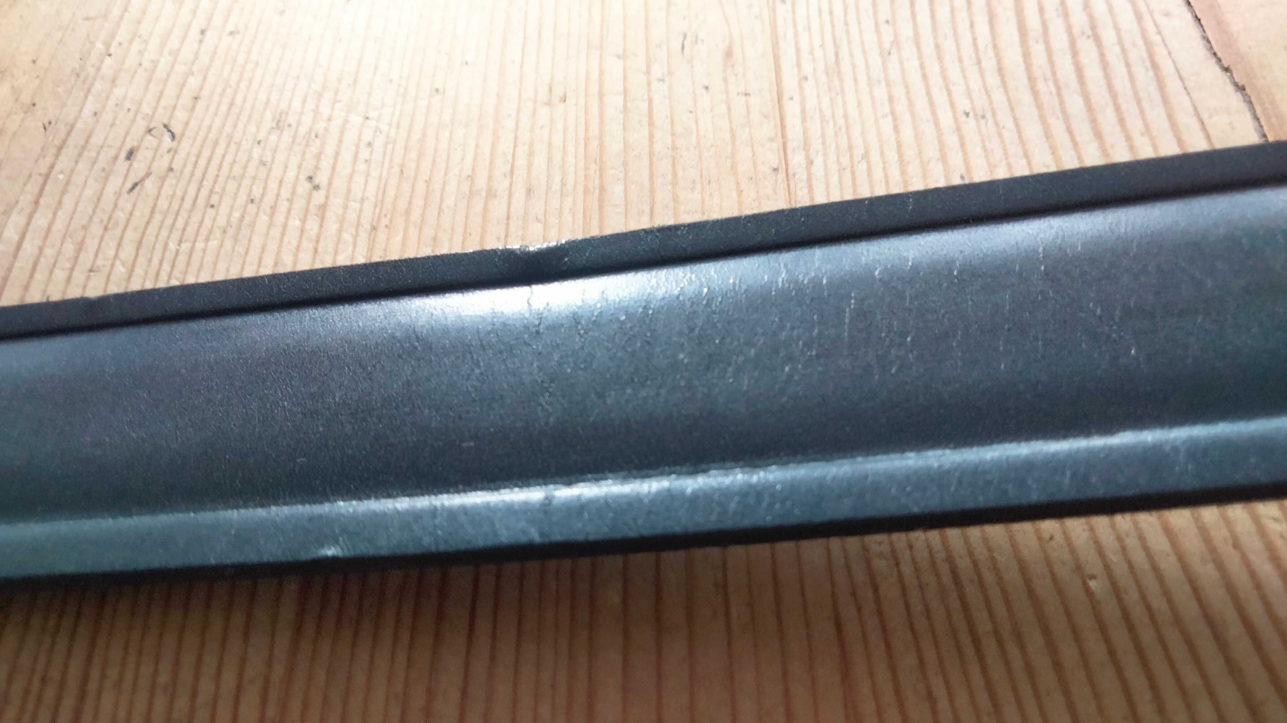 Pasek męski długości 105 cm szer. 2,9 cm kolor czarny skóra naturalna
