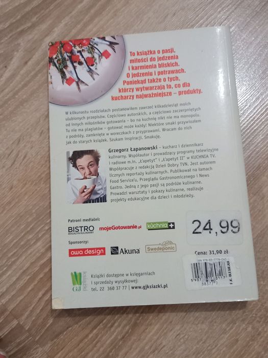 Grzegorz łapanowski książka Smakuje
