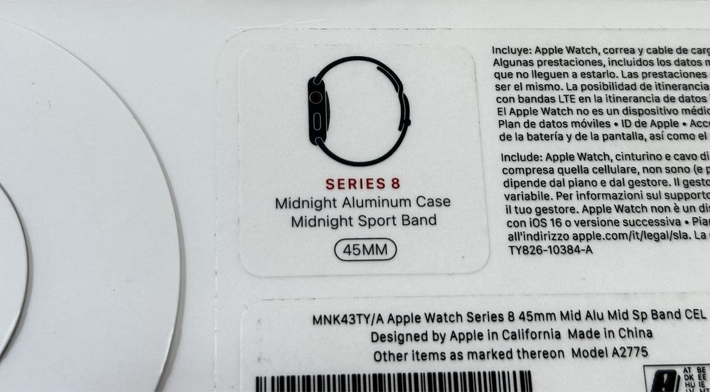 Apple Watch 8 45mm Midnight