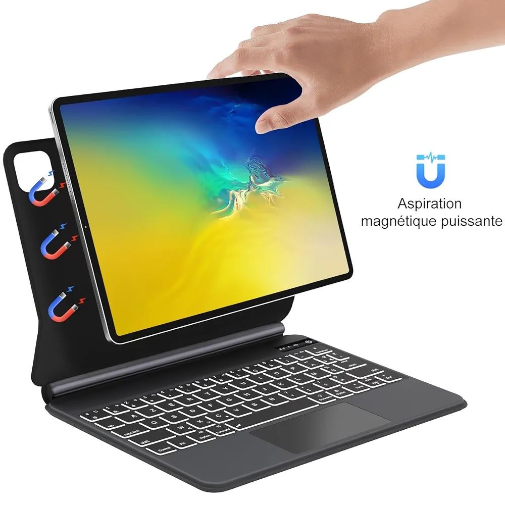 SENGBIRCH klawiatura iPad Air 11" M2/M4 Pro 11" Bluetooth touchpad mag