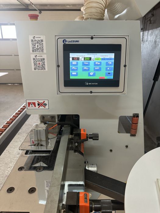 Okleiniarka, oklejarka, frez wstępny + zarabianie naroży