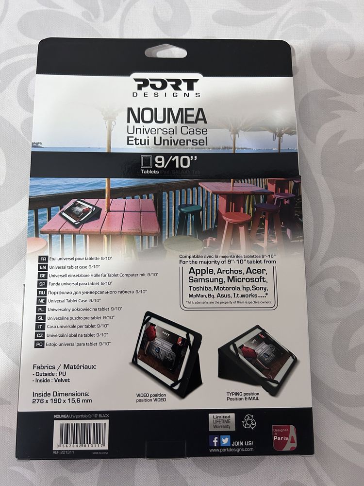 Capa Tablet Universal 9/10'' PORT Noumea