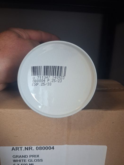 Motip spraj spray Grand Prix Biały połysk  lakier akrylowy