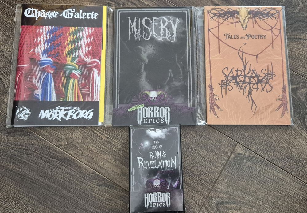 MORK BORG / ogromny zestaw zinów RPG / D&D Warhammer Zew Cthulhu