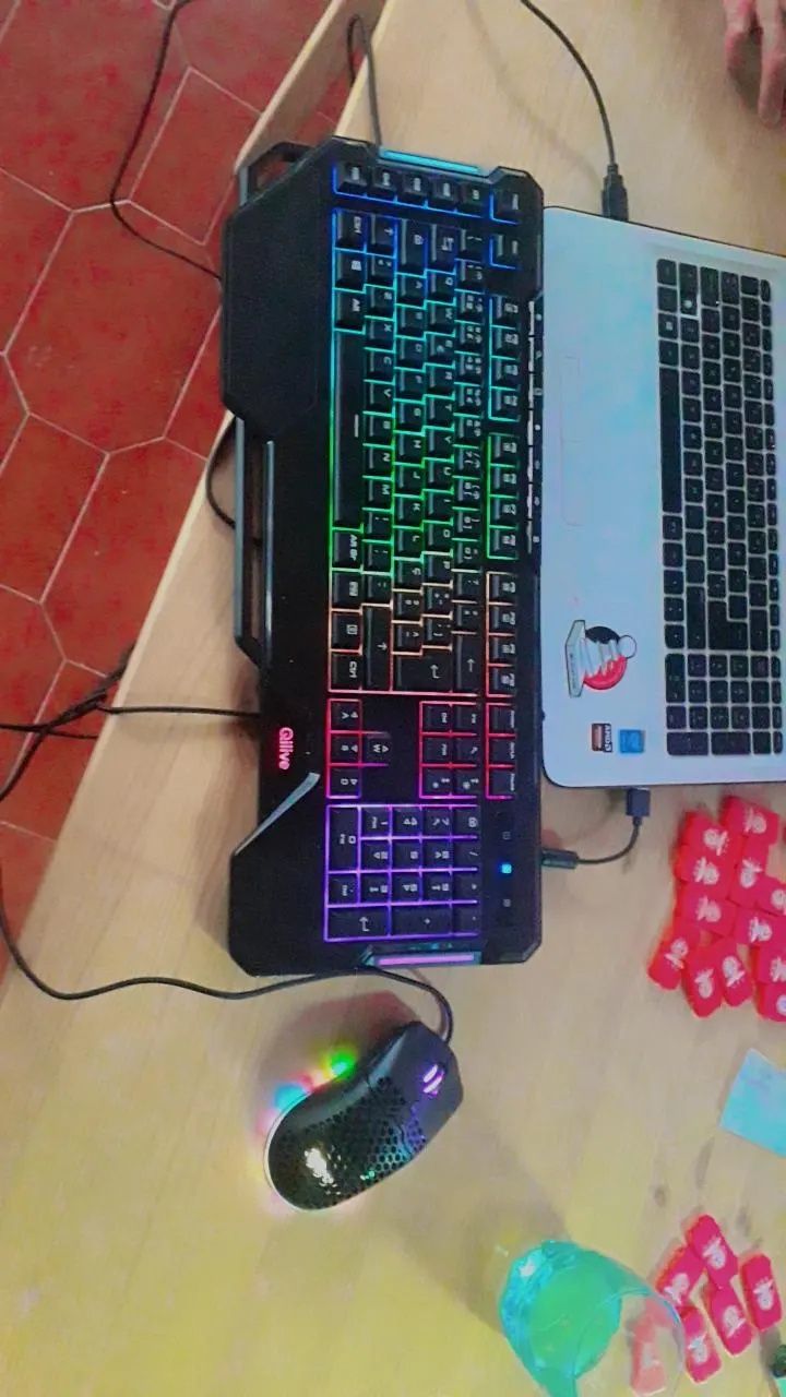 Teclado e rato gaming