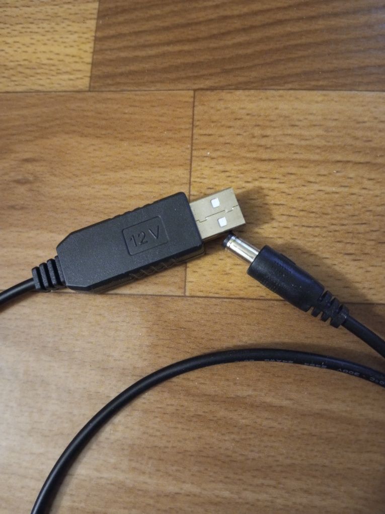 Кабель питания USB 9 v, 12v для wi-fi роутера от повербанка